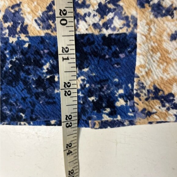 Anthropologie Postmark Floral Striped Textured Top, size L - Picture 12 of 12